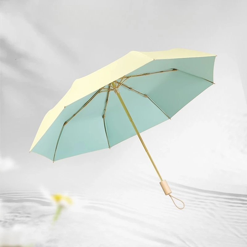 

도파민 컬러 High Value Oversized Sun Umbrella UV Protection UPF50+ Lightweight Parasol Summer Season Travel용 Bright Color Fashion