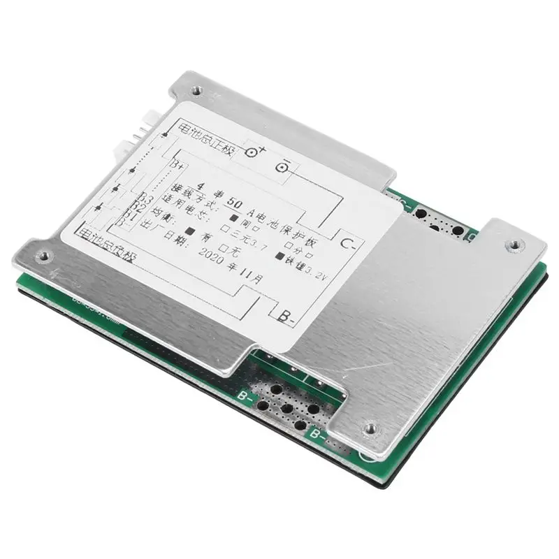 ABZZ-2X 4S 12V 50A BMS PCB Protection Board Inverter UPS Battery For Lifepo4 Life 18650 Iron Phosphate Battery Cell