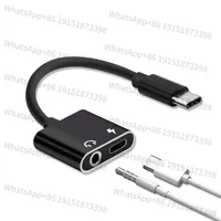 Type C Audio Splitter 10W Headphone 3.5mm Audio Adapters for Xiaomi 8 9 Samsungs USB C To 3.5mm Jack Earphone Charging Converter