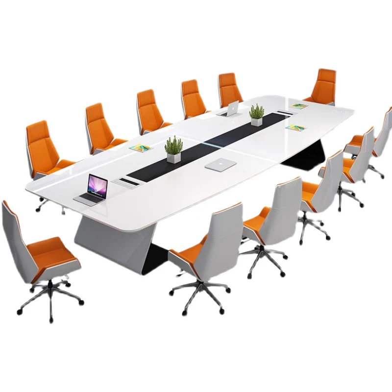 

Chinese Manufacturer Office Furniture 4m to 5m Long Conference Tables Boardroom and Office Use Wooden Meeting Desk