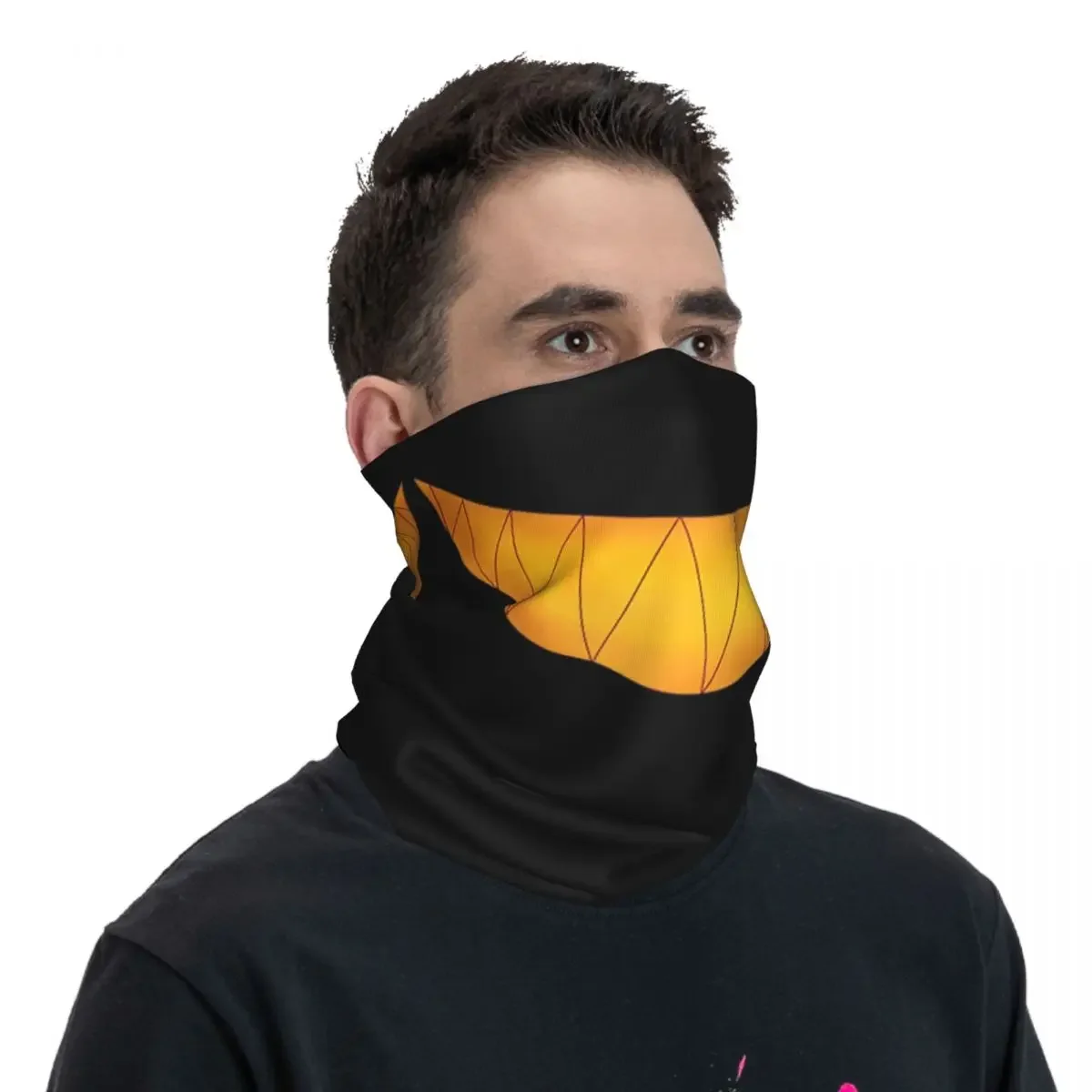 Alastor-Couvre-cou bandana en polaire pour hommes et femmes, écharpe ronde imprimée, masque facial chaud, sports de plein air, adultes, toutes saisons