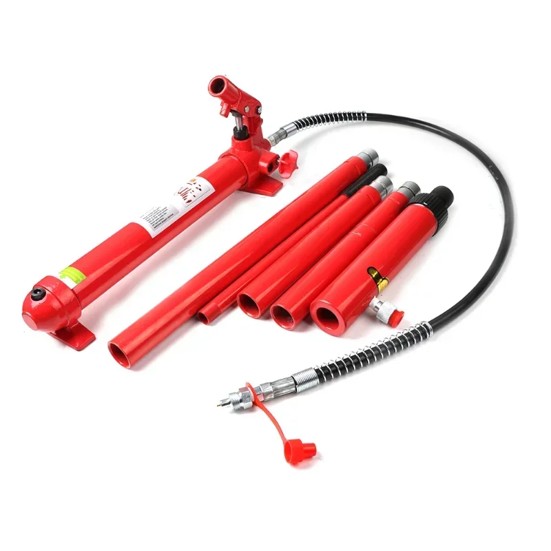 10 Ton Car Van Truck Hydraulic Power Jack Frame Body Repair Tool Kit