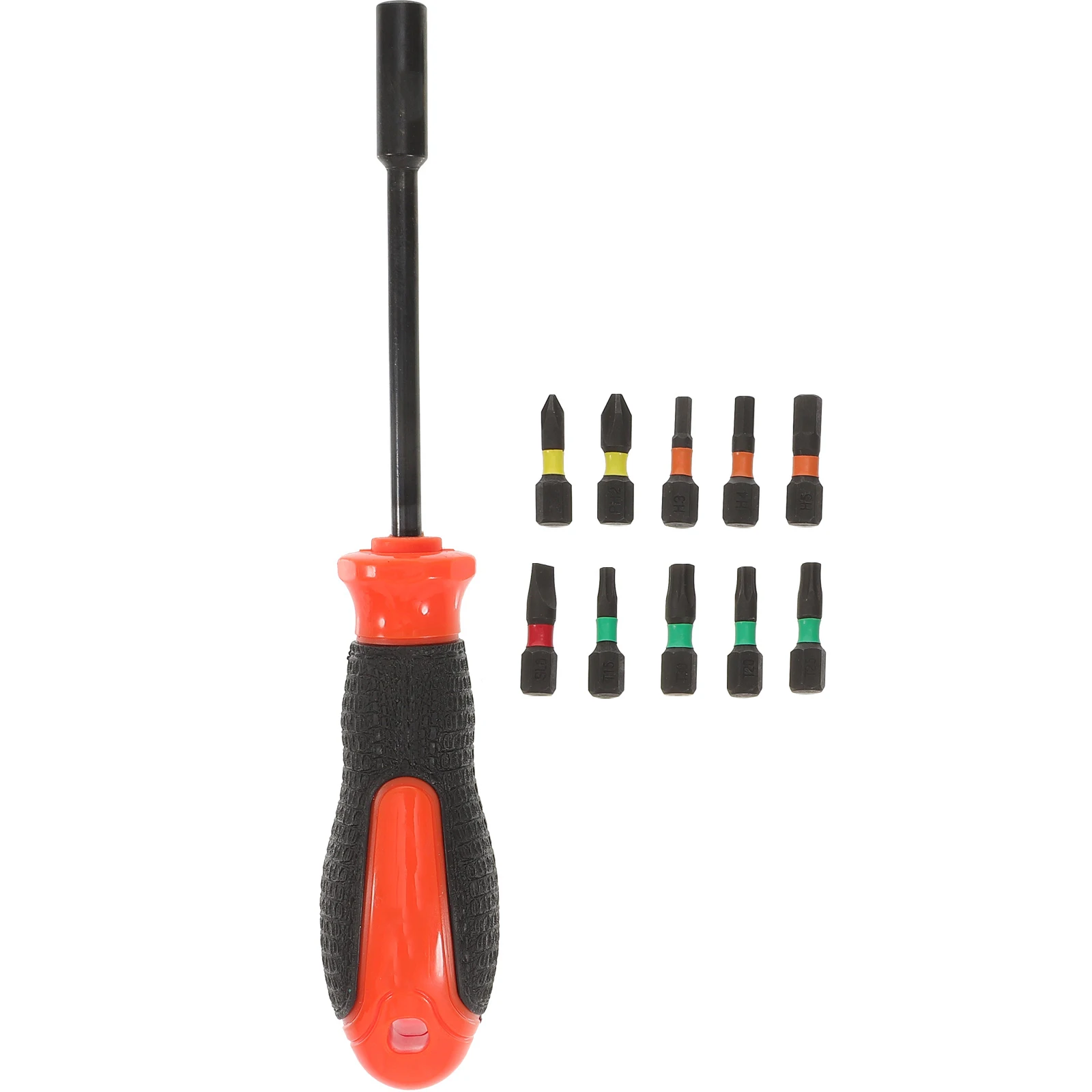 

1 set Multi Purpose Screwdriver Set Small Short H Portable Mini Cross Slotted Bit Home Tools Rubber