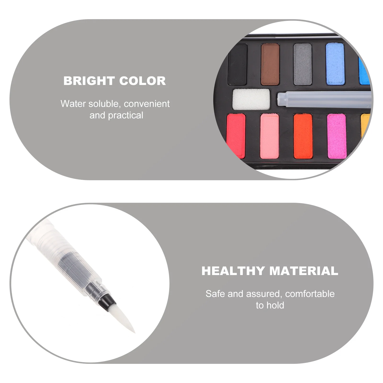 Watercolor Paint Set Sketch Kit Handiwork Coloring Material Pigment Painting Supplies