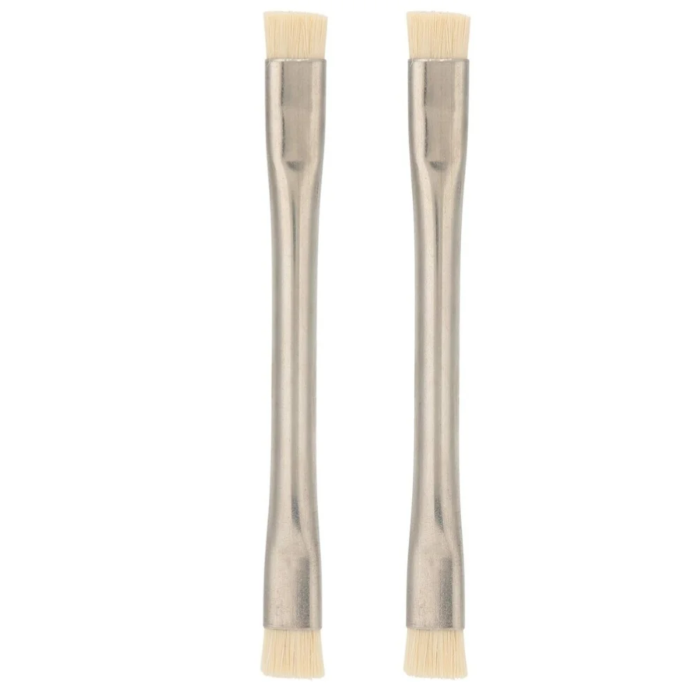 2pcs Dual-Sided Hard Brush Set Antistatic Brush MotherboardCleaning Brush Kit For Keyboards Computer Fans Dust Removal Tool