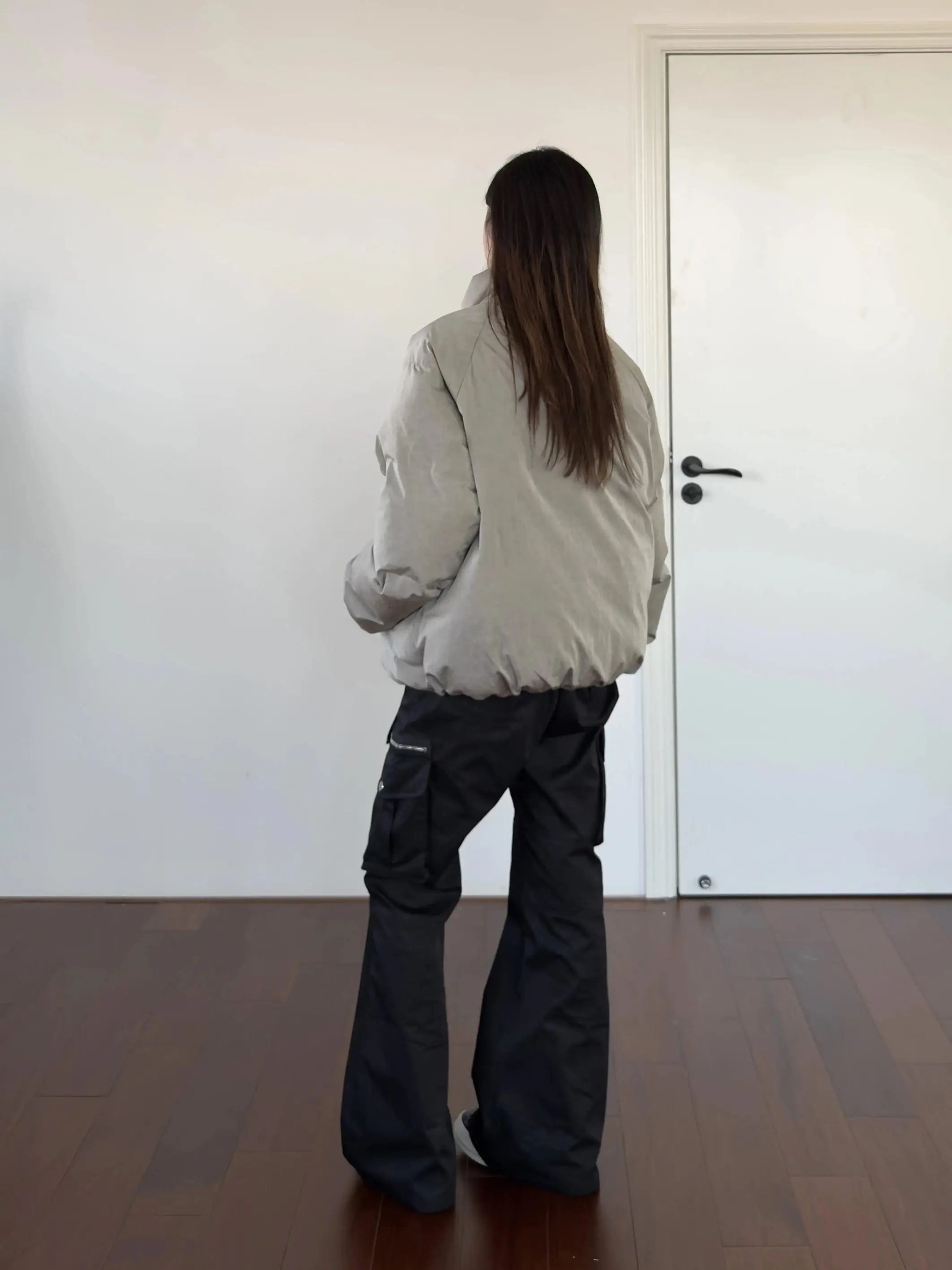 American Retro Deconstructed Double Zipper Thiened Texture Cotton Jaet Herren Damen Winter Vielseitig Casual Warm Cotton...