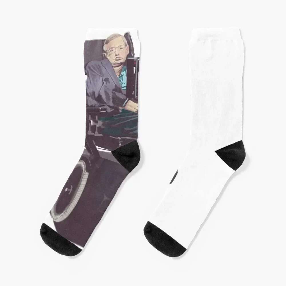 Stephen Hawking Socks Novelties hockey winter Socks Woman Men's