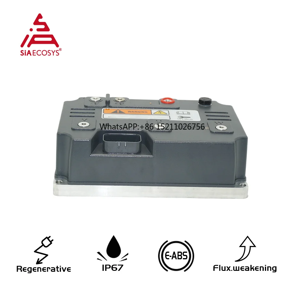 SiAECOSYS VOTOL Programmable EM260SP 72V 500A 160KPH Motor Controller for Electric Scooter E-Motorcycle