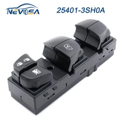 NEVOSA 25401-3SH0A Electric Power Car Window Master Switch For Nissan Sentra 254013SH0A 25401-3TA5A 25401-3NA0A 25401-3NA0B