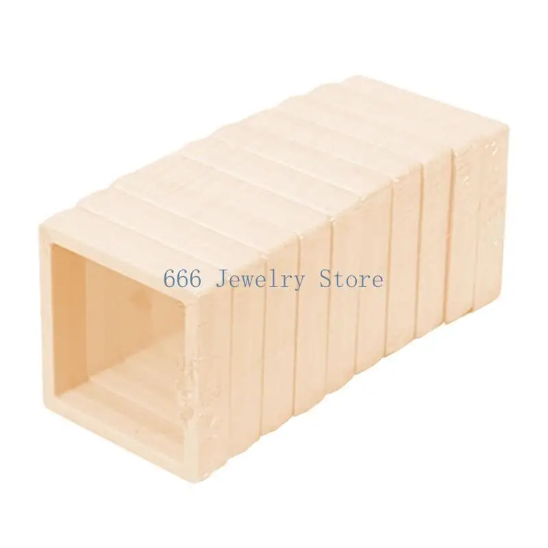 F2TD 10 قطعة ثلاثية الأبعاد صندوق عرض عائم مجوهرات منظم تخزين حامل إطار عائم للقلائد والأقراط والأساور