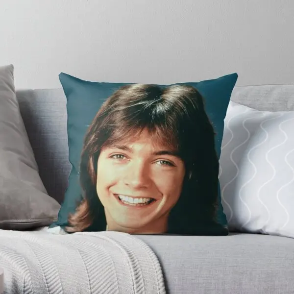 David Cassidy  Printing Throw Pillow Cover Anime Hotel Square Comfort Case Car Decor Cushion Pillows not include One Side