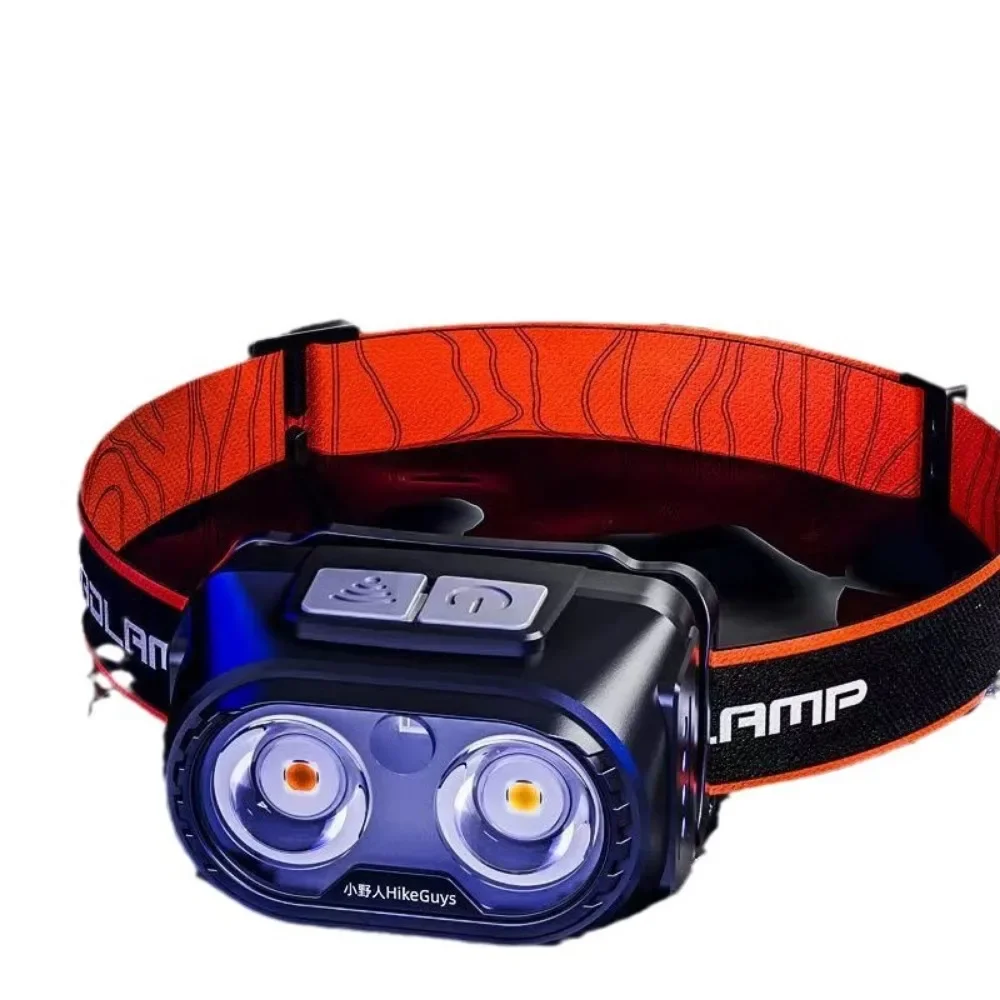 

LED headlamp Rechargeable - Super Bright Smart Head Lamp with 7 Modes and Red Light ,Waterproof Flash light for Outdoor Camping