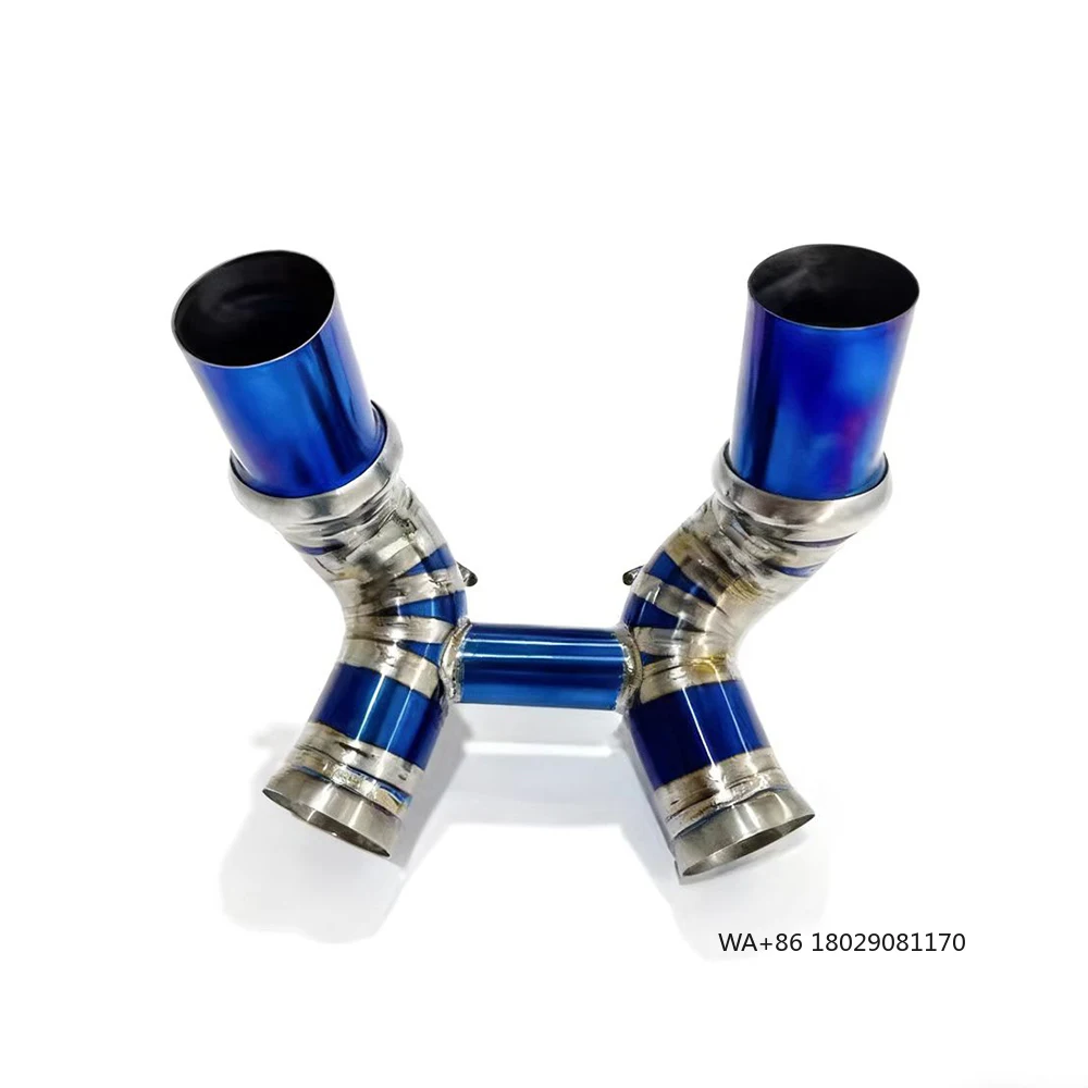 

Выхлопная труба Высокопроизводительная титановая выхлопная система Catback 2015-2019 540C 570S 570GT 3,8T 600Lt для 2015-2019 540c