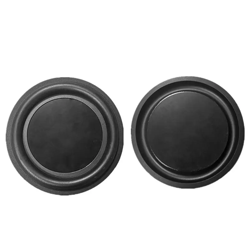 2 uds radiador pasivo altavoz Subwoofer membrana de vibración graves Woofers de goma 75mm 90mm 95mm 140mm piezas de reparación de altavoces