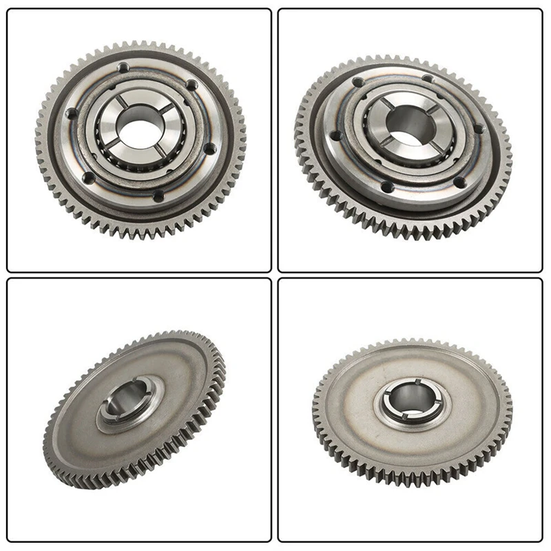 Starter Clutch One Way Gear 65T Bearing & Gasket Replacement Parts For Yamaha Warrior 350 Raptor 350 Kodiak 400 4X4 Big Bear 350