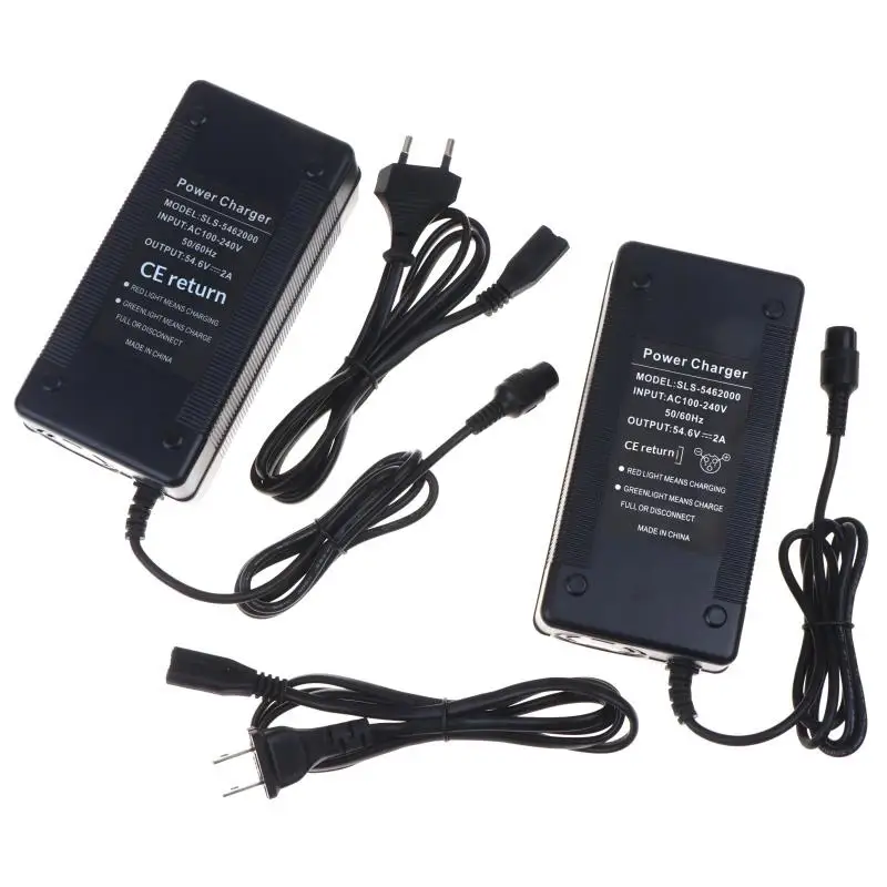 

New 54.6V 2A Electric Scooter Charger Power Adapter For 4 Pro 2nd Gen/4 Ultra/Navee S65 S40 S60 Scooter For Lithium Battery