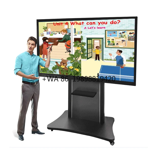 

Class Education Meeting Wall-Mounted Interactive Whiteboard Screen with Smart Touch Technology for Elevator Use