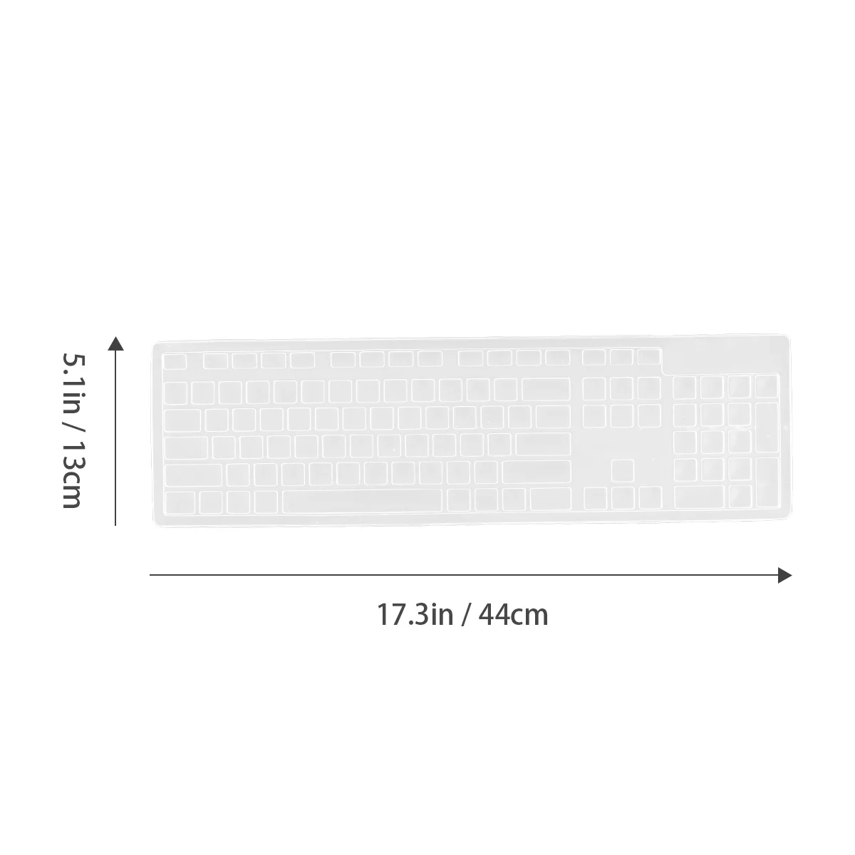 1 pc Silicone Keyboard Protector For Kb216 Km636 Optiplex Ultra Thin Waterproof Dust Proof Laptop Keyboard