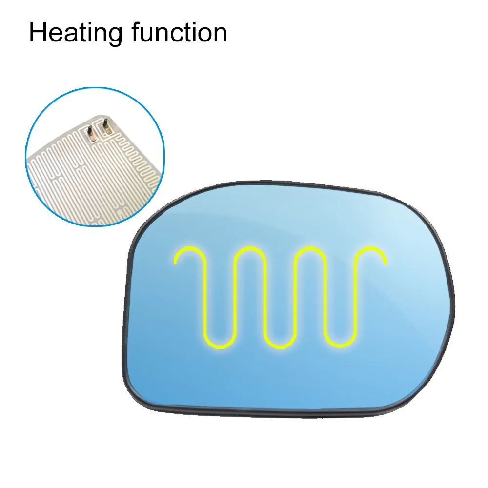 For HONDA CIVIC 9 YCL Factory Car Rear View Side Mirror with Turn Signal Light Heating Anti-glare Blue Glass Waterproof IP67