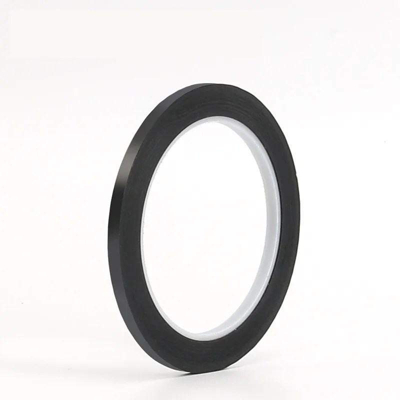 1 لفة 50 متر فيلم أسود مقاومة درجات الحرارة العالية التظليل شريط مقاوم للماء #5