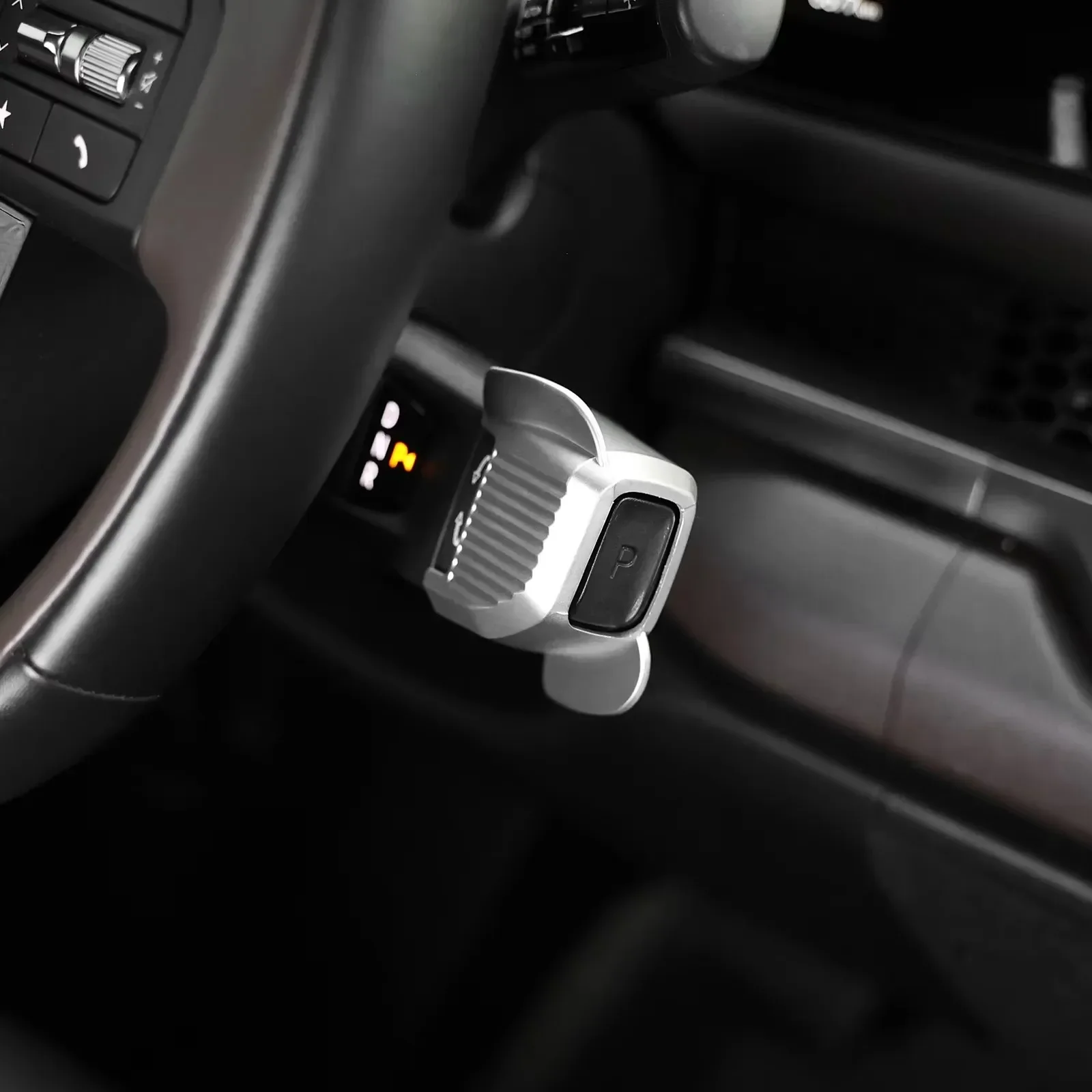 Für Kia EV2/EV3/EV4/EV5/EV9/PV5 Tasman 2025 2026 Die neueste ABS-Kohlefaser-Lenkrad-Schaltknopf-Hilfsabdeckung – Detail 2