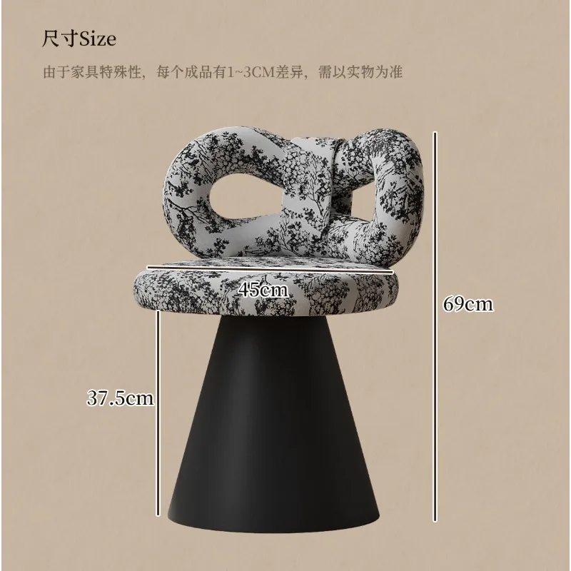 أنيقة خمر الغرور البراز تدوير المخملية بدوار ماكياج البراز مع Bowknot الرجعية براقة خلع الملابس مقعد ديكور غرفة نوم