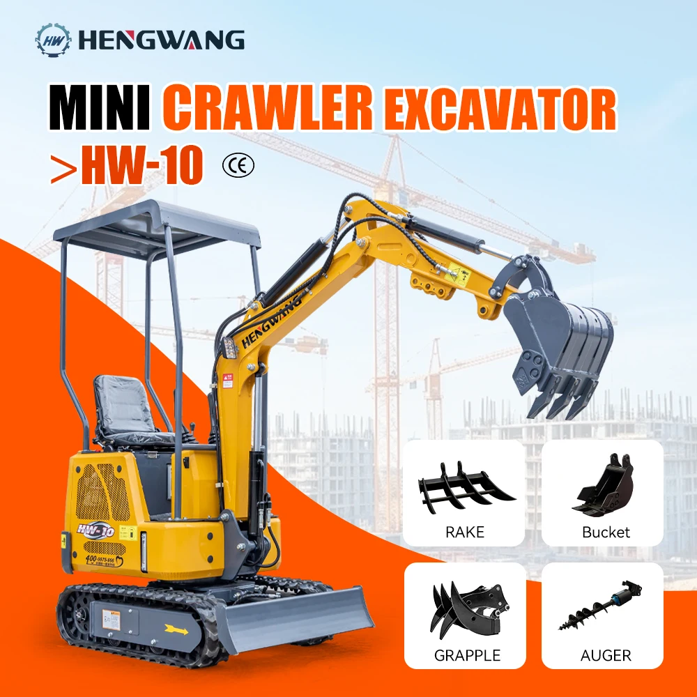 

Wholesale Mini Excavator 1-10 Ton Mini Excavator Diesel Engine Garden Farm Euro 5 Excavator Engineering Support Customization