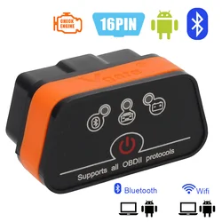 ELM327 OBD2 WIFI/Bluetooth Vgate Icar2 Automotive Diagnostic Scanner For Android Code Reader Auto Diagnostic Tool