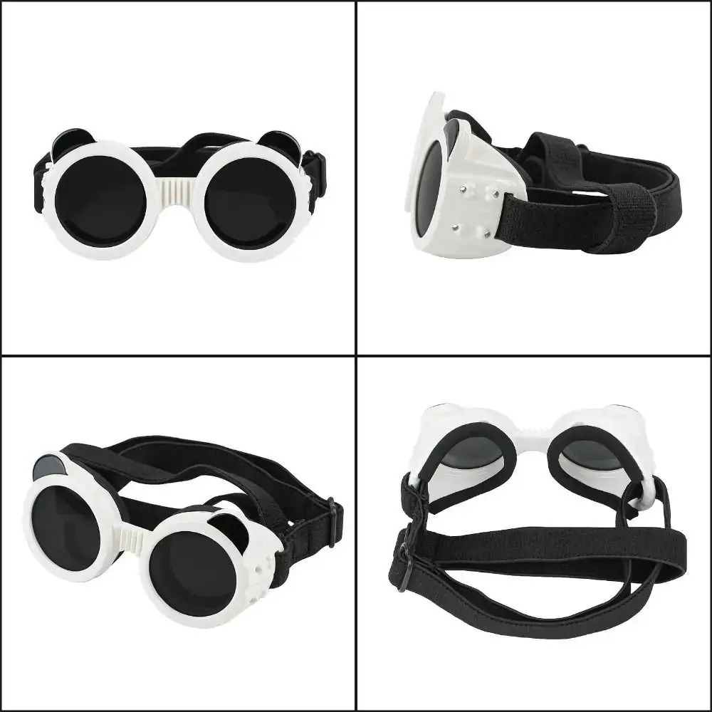 Dog Eye Wear Anti UV Pet Goggles Adjustable Windproof Rope Cat Dog Glasses Round Cool Dog Sun Eyewears Outdoor - view 4