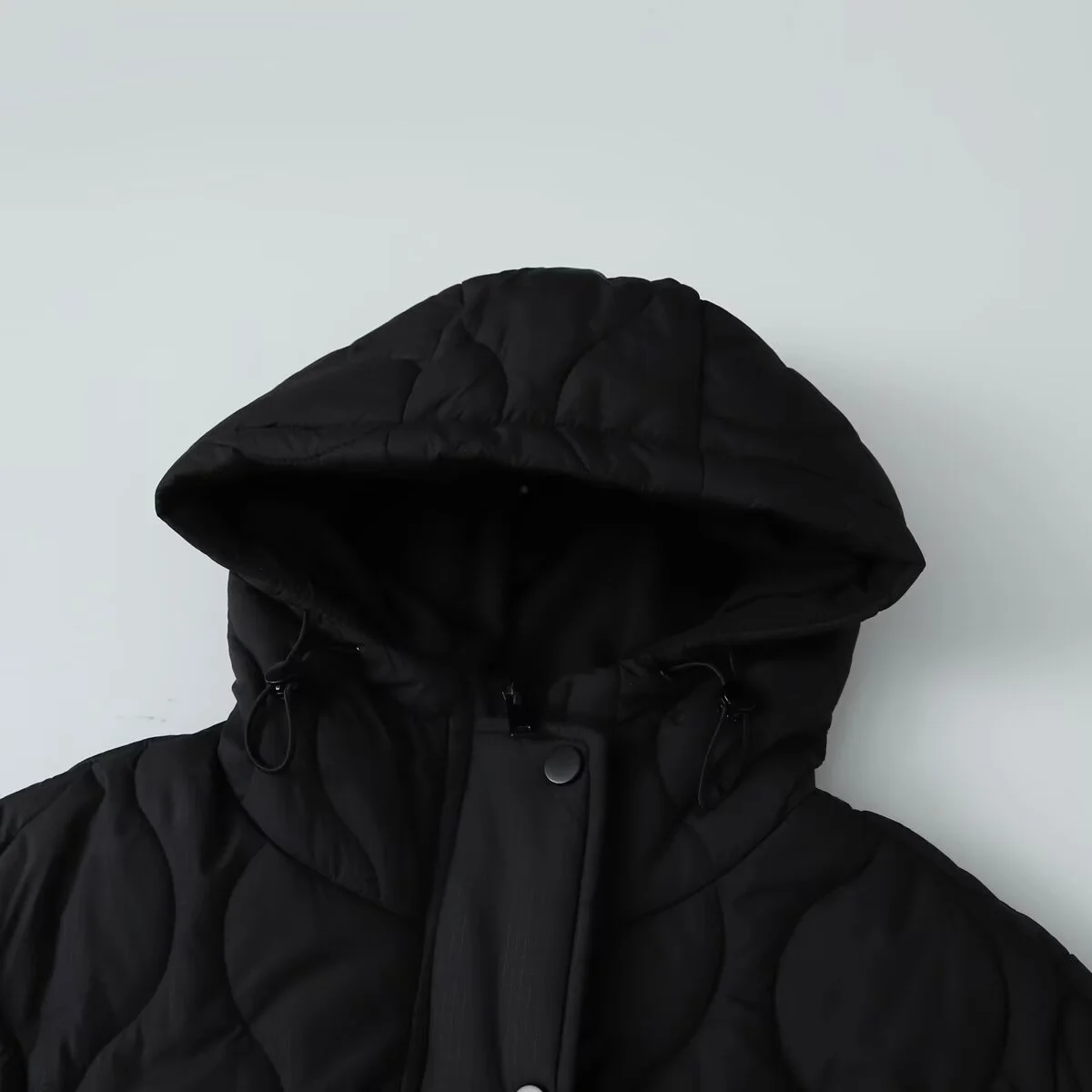 2025年冬新作 レディース カジュアル おしゃれ シンプル フード付き 長袖 ゆったり ボタンダウン ジャケット コットンコート