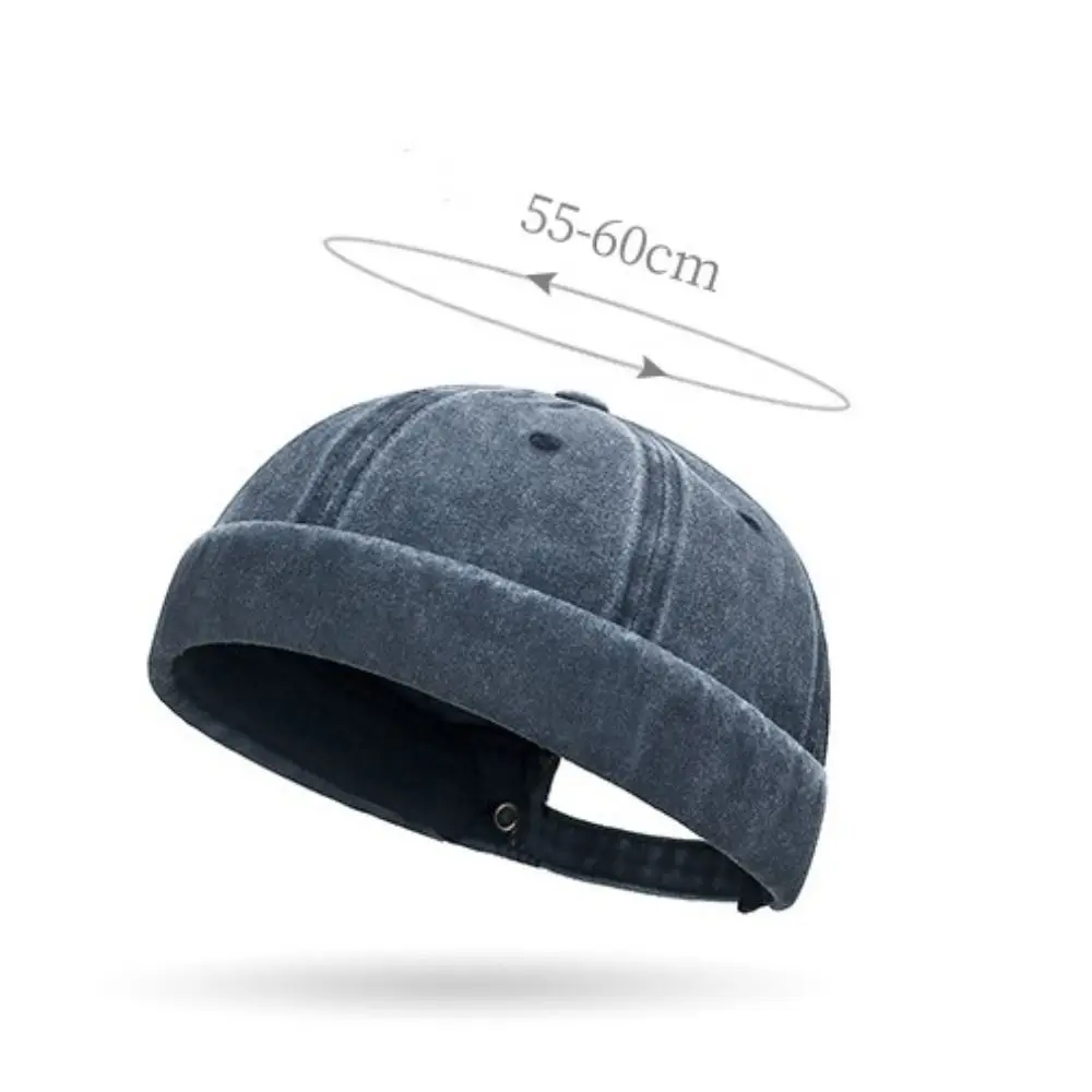موضة الهيب هوب قبعة الشارع قبعة الرجال Skullcap النساء الربيع Brimless فضفاض البطيخ قبعة الكفة دوكر صياد قبعة حريمي