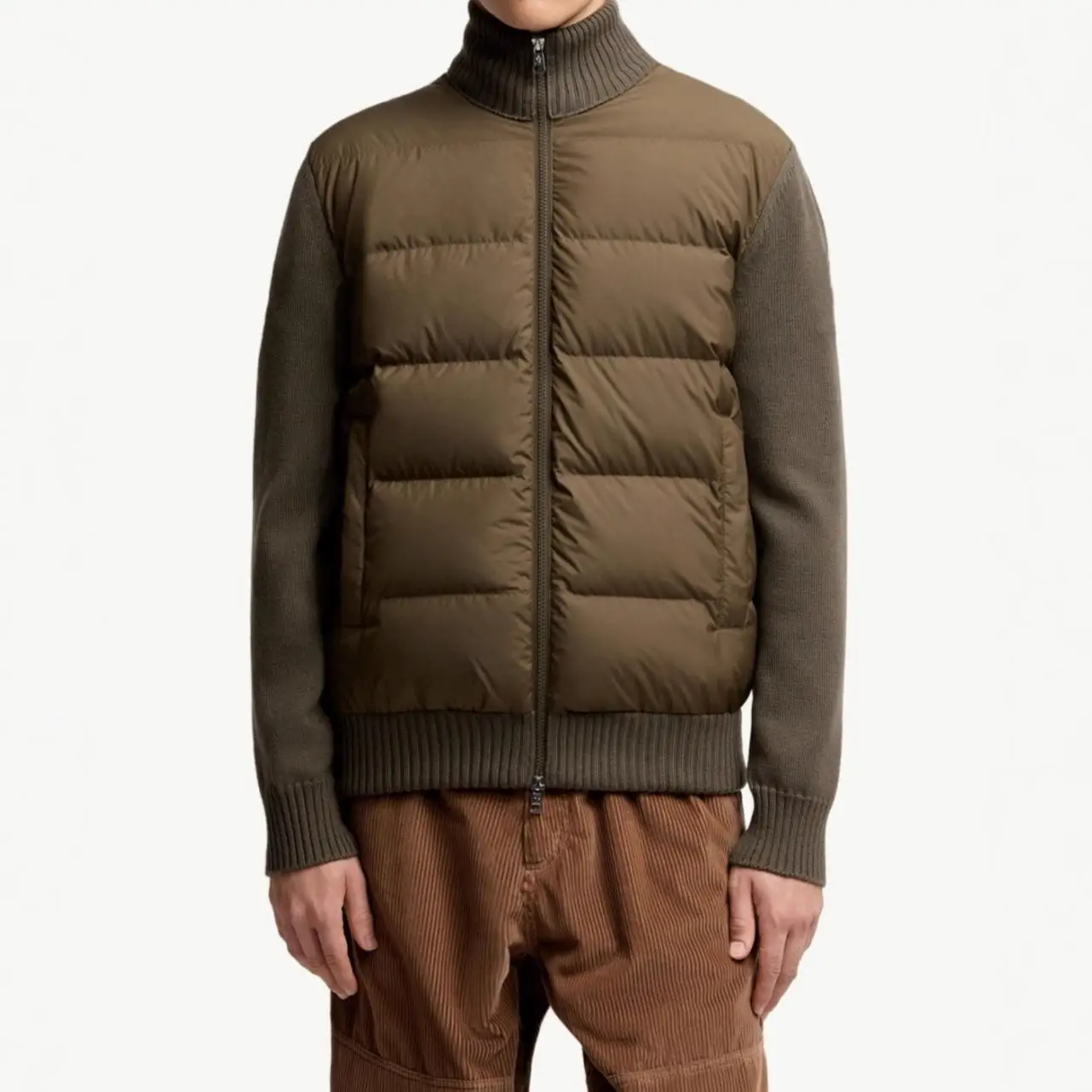 

Теплый вязаный лоскутный воротник-стойка из хлопка Jaet, осенне-зимнее пальто-пилот, мужская одежда, верхняя одежда Faion Work orm