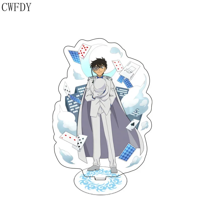 Detective Conan Anime Figure Acrylic Stand Cartoon Action Decoration Cosplay Model Plate Small Desktop Toy Keychain Wedding Gift