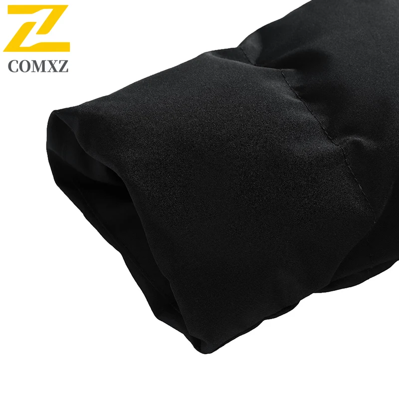 Men's Bread Jacket Thickened Hooded Winter Warm Windproof Cycling Bread Jacket Hiking Travel Skiing Outdoor Casual Winter Jacket