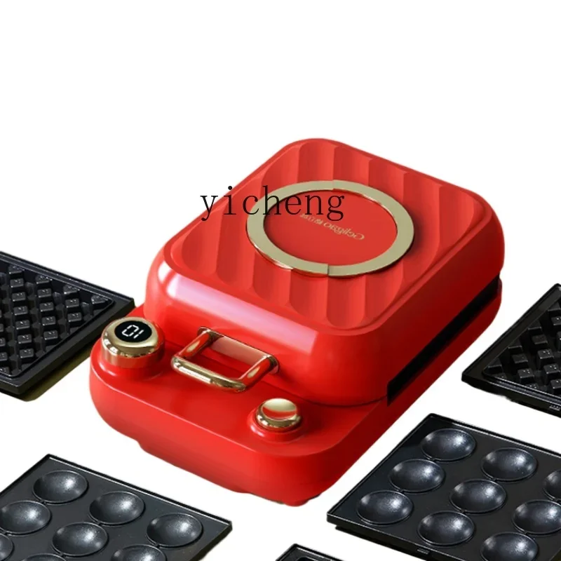 

Sandwich Machine Pressure Toasted Bread Toaster Household Small Multi-Functional Digital Display Breakfast Machine