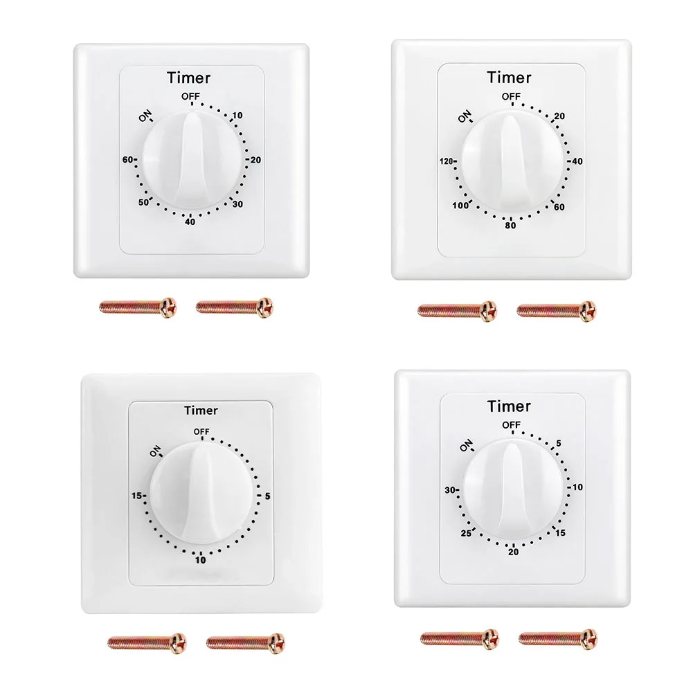 Countdown Timer Switch AC220V Electronic Mechanical Countdown Controller 86 Panel Timer Socket Switch Controller