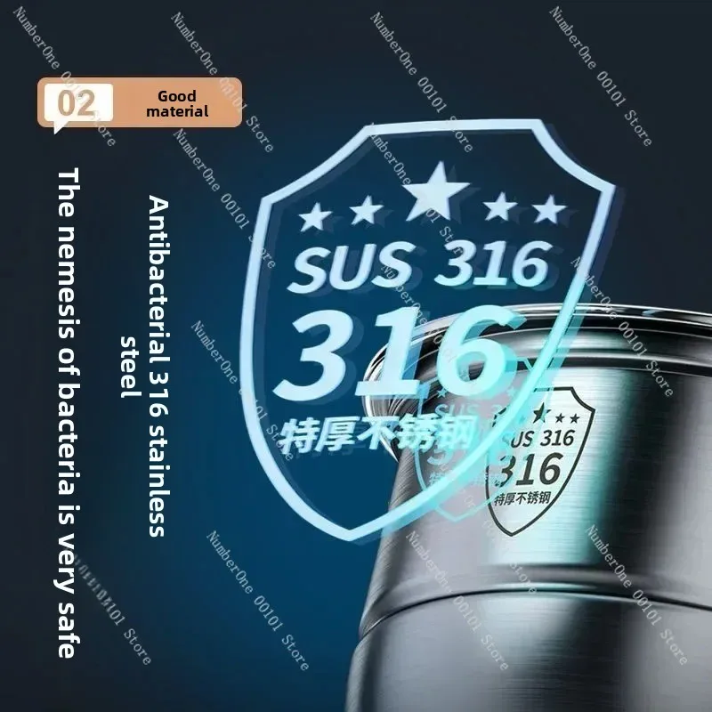 316 Stainless Steel 4-Layer Steamer, Food Grade Thickened Soup Pot for Steamed Buns, Universal for Induction Cooker