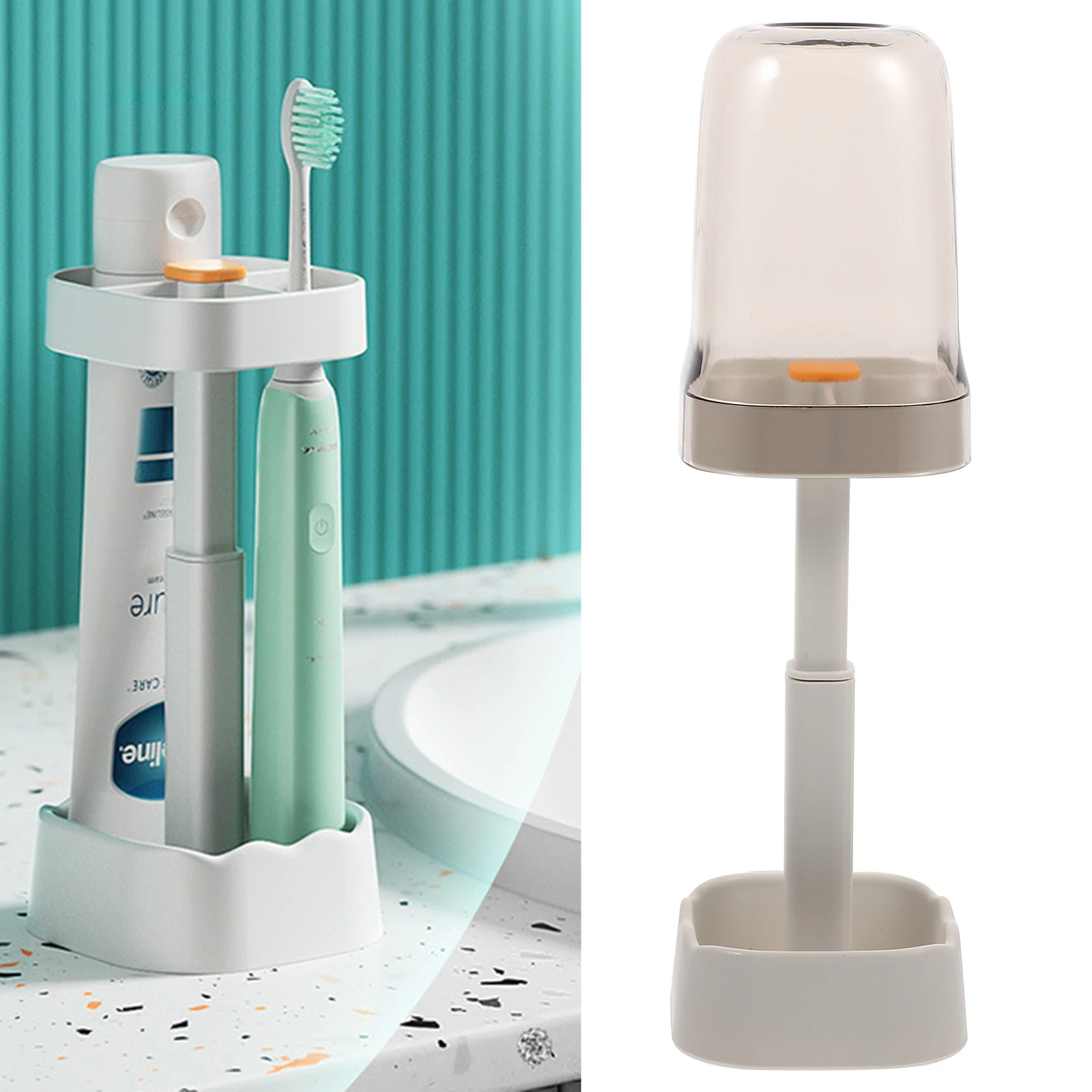 

Toothbrush Storage Box Toothpaste Case Holder Multifunctional Travel Portable Plastic Containers Household Cups Brushing Boxes