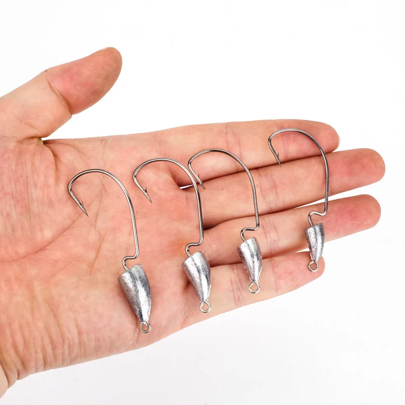 Crank Jig Head Hook 5g 7g 10g 14g Fishing Hook Jigging Lure Hard Bait Soft Worm Fishhook Jig Hook For Fishing