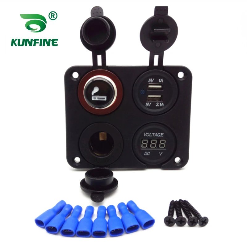 

Multifunctional Combination Vehicle Boat Modified Charging Socket Cigarette Lighter Car Charger
