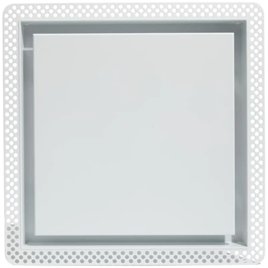 

Fittes Flush Exhaust Mount [Lite] Minimalist ABS Plastic Bathroom Ventilation Fan Upgrade Cover for Wall or Ceiling Pro Install