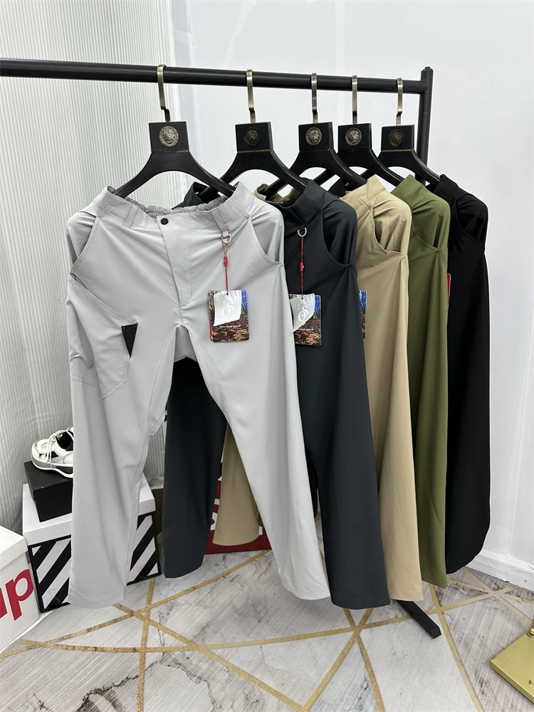 

Легкие дышащие быстросохнущие мужские повседневные брюки для активного отдыха, летние, новые, водонепроницаемые, износостойкие, для ежедневных поездок