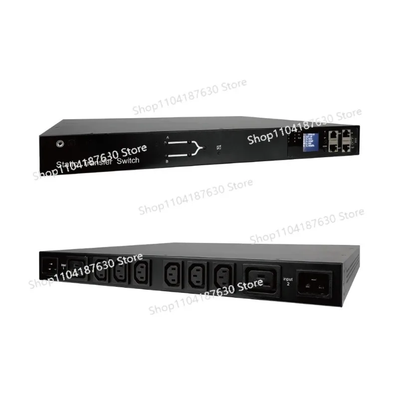

Hot Sales Static Transfer Switch 19 Inch Rack Type Mount STS IEC60227 220V Switch 1U Single-phase Transfer Switch for Industry