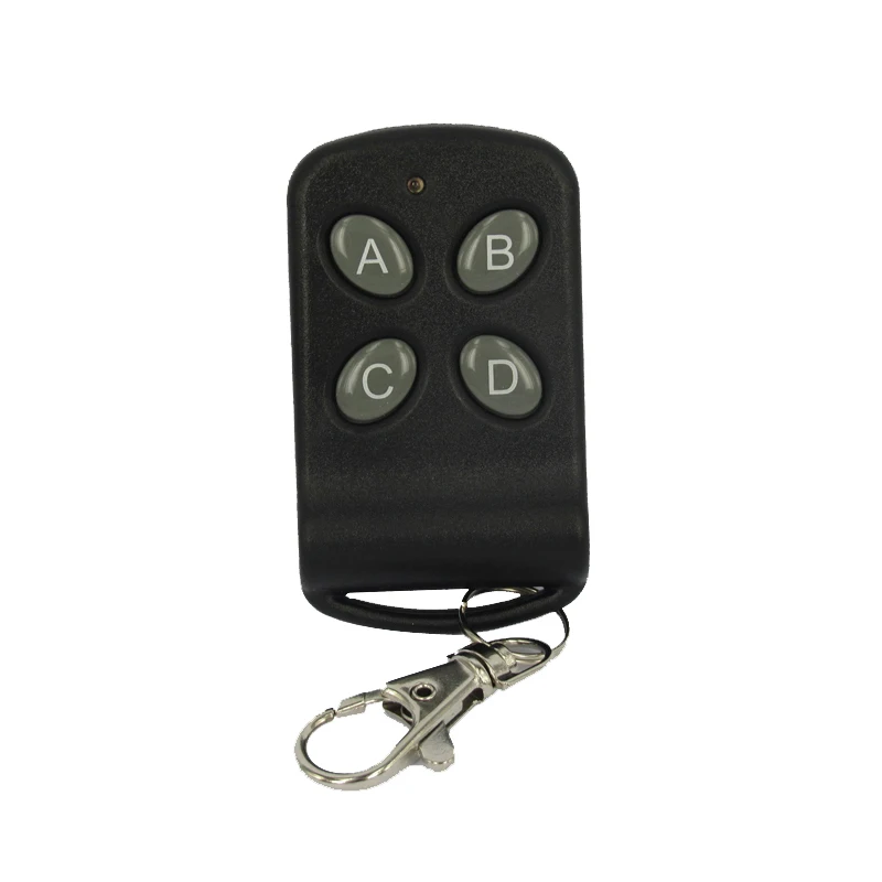 433MHz MultiFrequency 4-Key Garage Door Remote Control  Garage Door Opener Command Transmitter Keychain