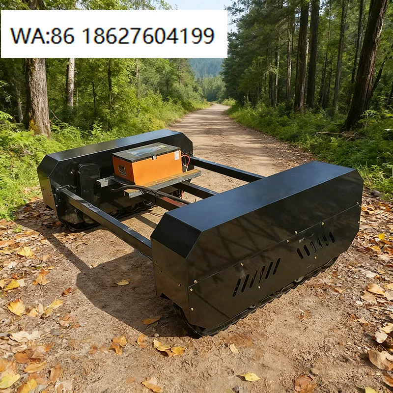 400KG Load Electric Remote Control Crawler Chassis, 1.8KW High Power Excavator Undercarriage with 2H Long Endurance