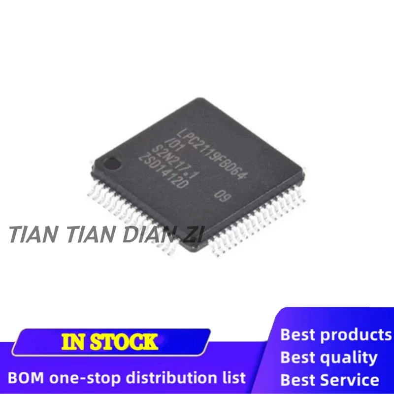 1pcs/lot LPC2119FBD64 LQFP-64 package ic chips in stock