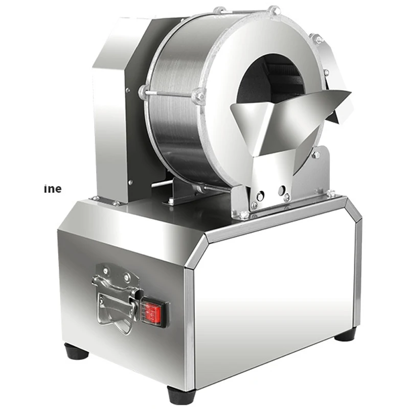 100-150KG/H 상업용 전기 감자 당근 슬라이서 야채 식품 파쇄 기계 감자 무 슬라이스