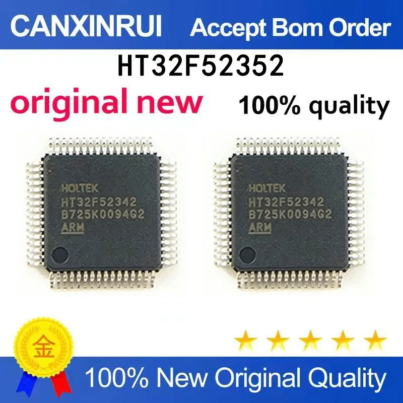 

(5-100 PCS) Brand new original HT32F52352 HT32F52342 LQFP64 package in stock