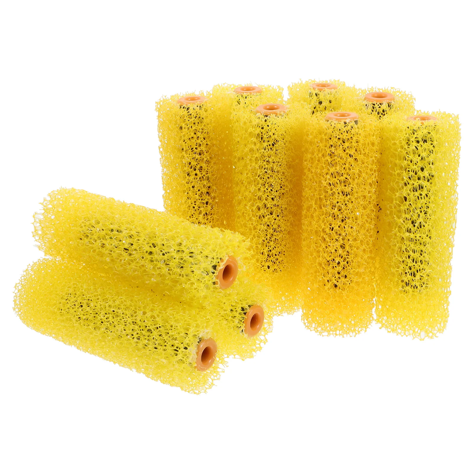 10 Pcs Sponge Paint Brush Roller Rollers Wall Texture Big Flower Small for Painting