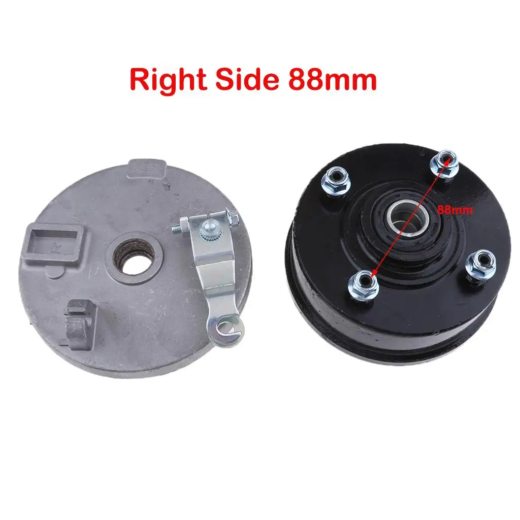 Precision Cast Motorcycle Drum Brake Housing Four Studs Front Wheel Hub for Scooter Upgrade